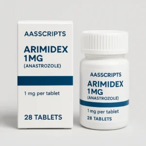 AASScripts Arimidex 1mg tablets – pharmaceutical-grade Anastrozole for estrogen control