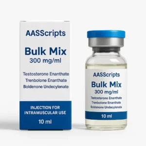 Bulk-Mix-300mg-ml Bulk Mix 300mg/mL vial and box by AASScripts