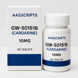 W-501516 (Cardarine) 10mg vial and box by AASScripts