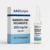 10 × 1 ml ampoules of Nandrolone Decanoate 200 mg/ml by AASScripts – injectable anabolic steroid for bulking and joint support.