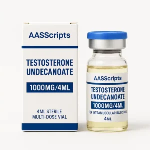 AASScripts Testosterone Undecanoate 1000mg/4mL vial – Long-acting testosterone for TRT
